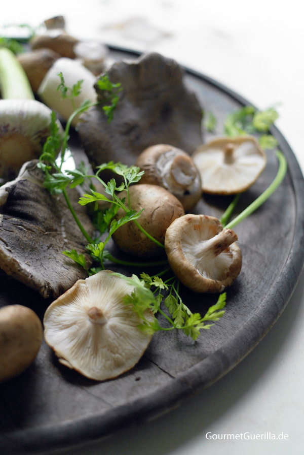  Tagliatelle with herb mushrooms GourmetGuerilla.de 