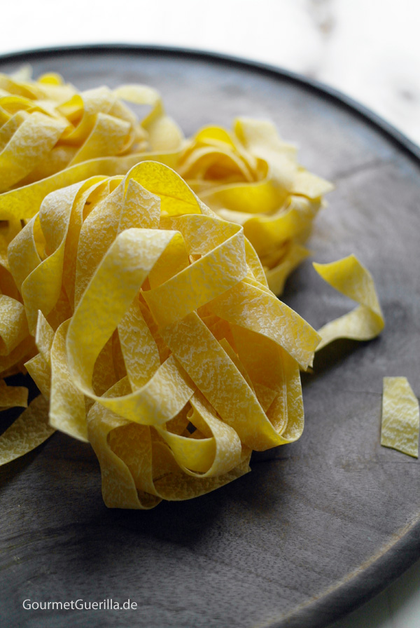  Tagliatelle with herb mushrooms and quail beans | GourmetGuerilla.com 